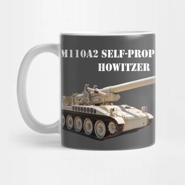 M110A2 Self-propelled 8-inch Howitzer  wht-txt by Toadman's Tank Pictures Shop